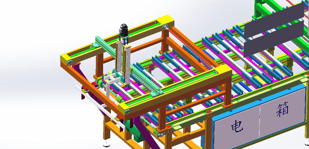 LED灯打螺丝组装收料打包设备