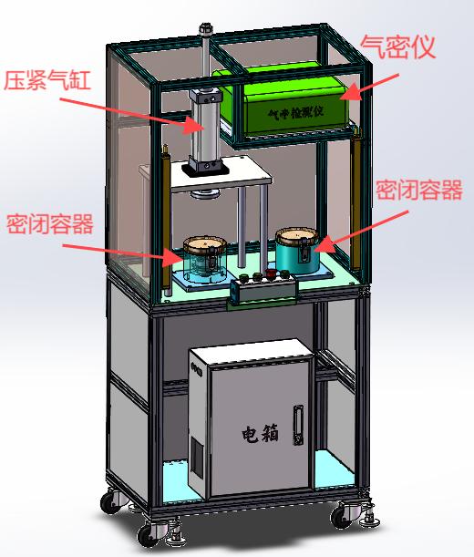 水泵后盖腔气密性检测设备