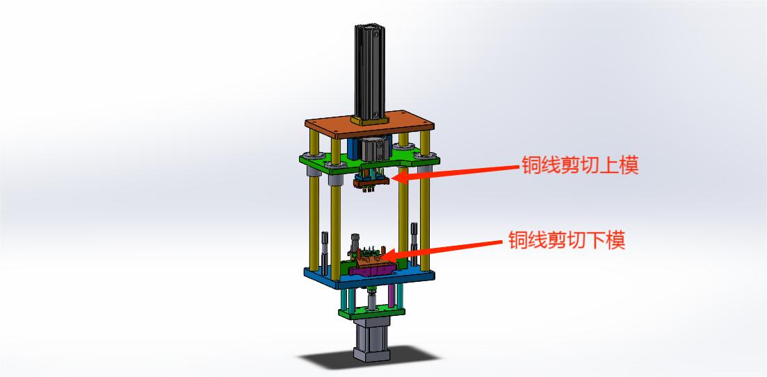 水泵定子端子压装剪线除尘设备