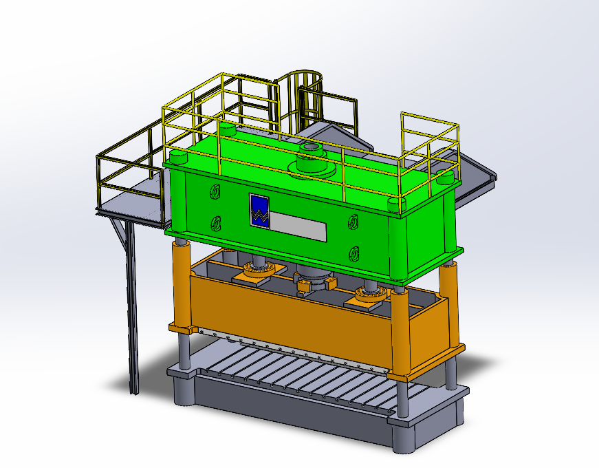 重型板材压力机设计