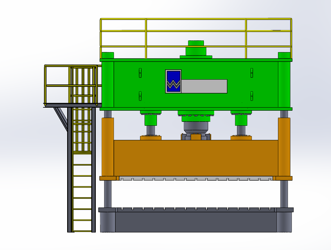 重型板材压力机设计