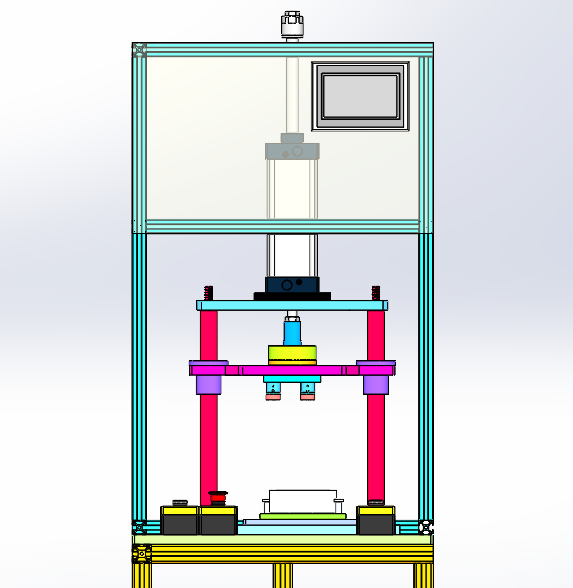 燃油泵法兰支撑杆压装设备
