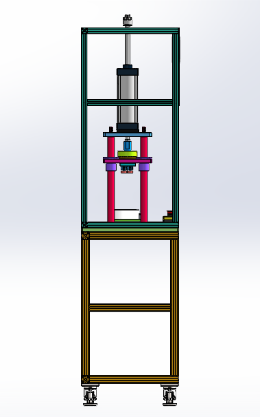 燃油泵法兰支撑杆压装设备