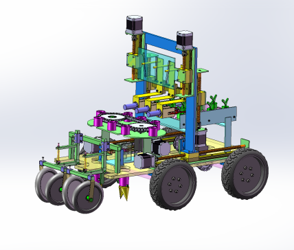 小型茄苗移栽机设计（SW+CAD+说明书）