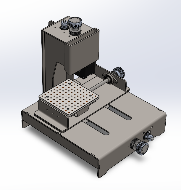 微型 3 轴 CNC
