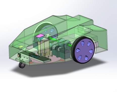 剪草机器人（SW+CAD+爆炸）