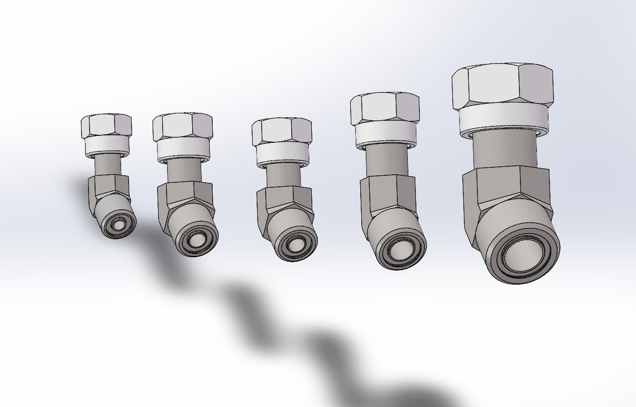 5款通用型液压v快速接头 FF6502-6-6模型
