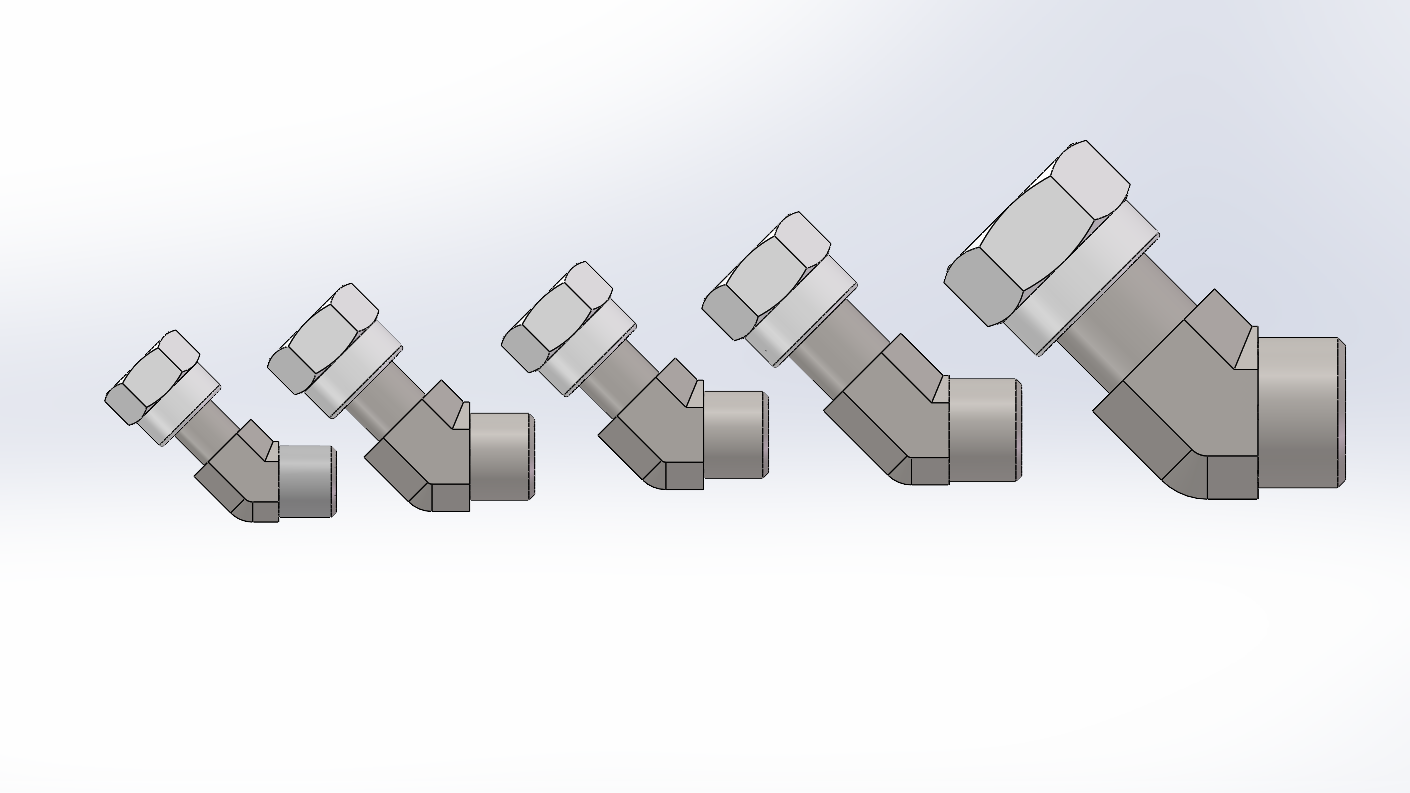 5款通用型液压v快速接头 FF6502-6-6模型