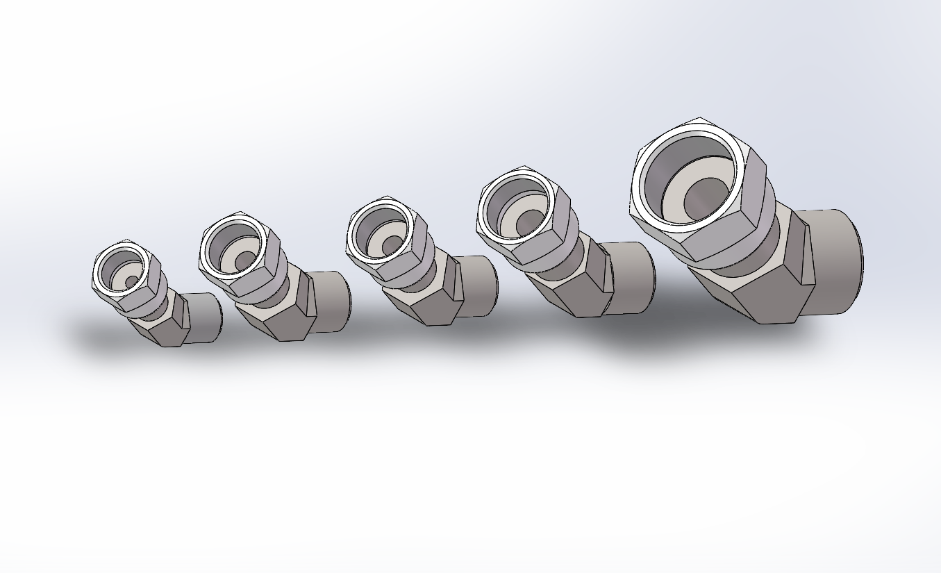 5款通用型液压v快速接头 FF6502-6-6模型