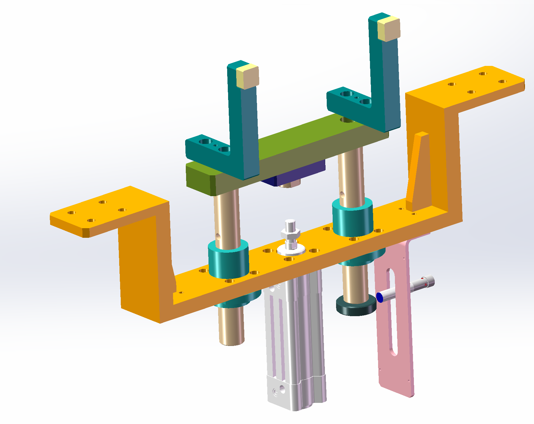 缸体输送线+顶升机构