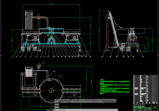 自动加盖装置CAD