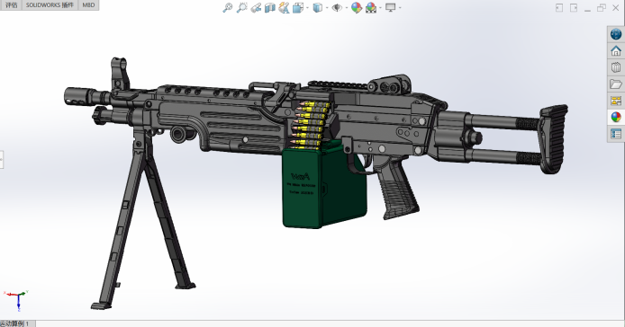 M249建模模型