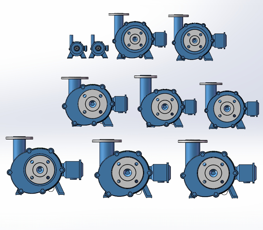 10款不锈钢磁力泵系列