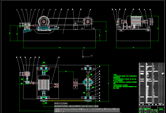带传动实验台CAD