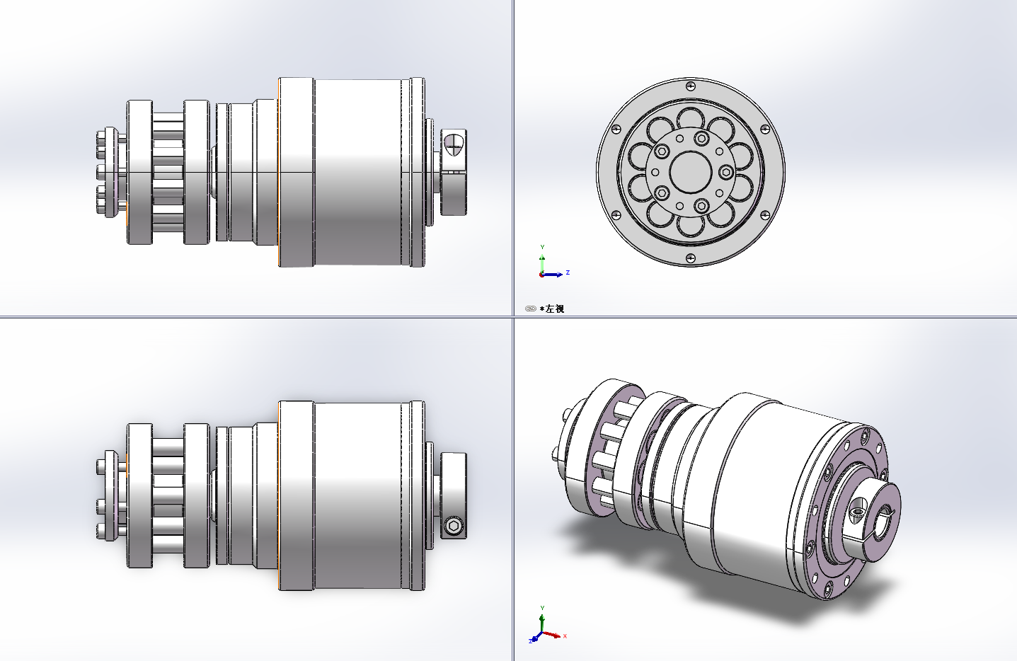 85型号SFP-PCA减速机模型