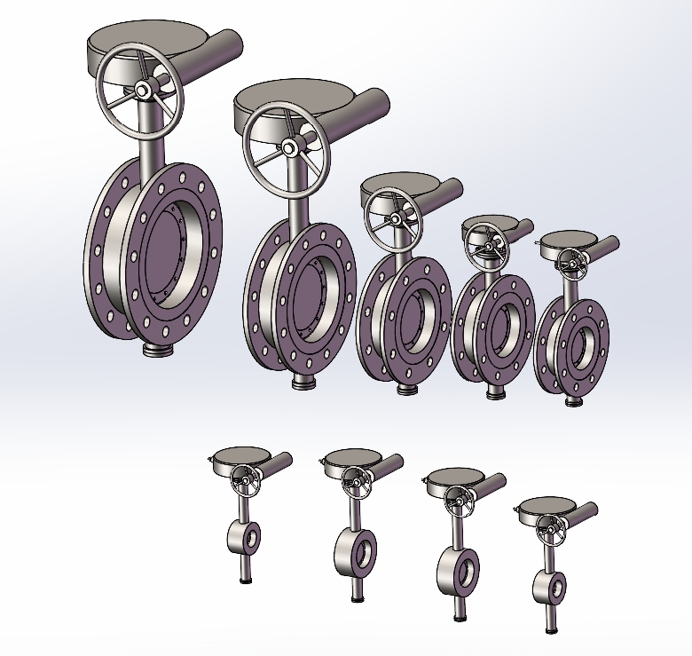 9款Dd373(H)Y(F)-对夹式三偏心多层次金属硬密封阀