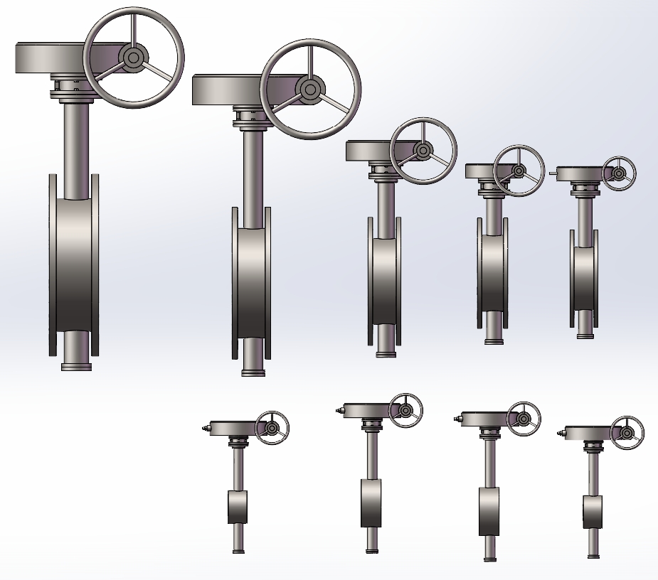 9款Dd373(H)Y(F)-对夹式三偏心多层次金属硬密封阀