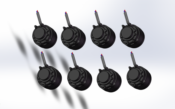 8款冰冻电机铸铁双脚(25W-35W)模型