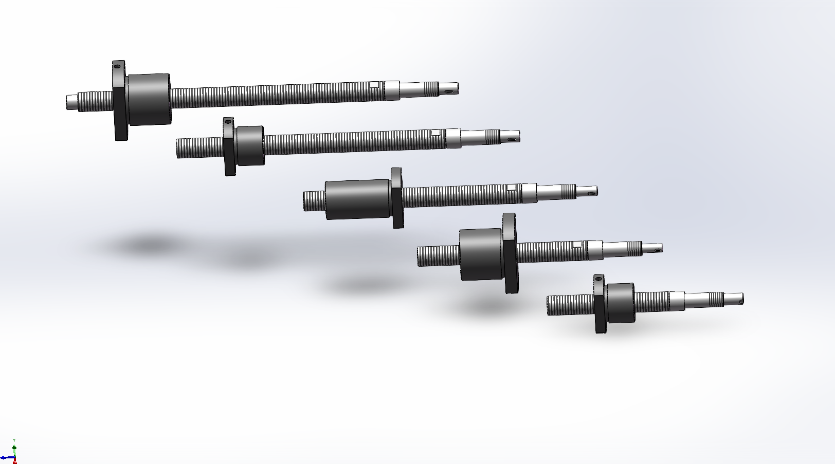 5款轴径20压轧滚珠丝杠标准型螺母