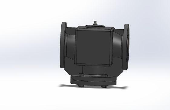 VF2(DN 100)座阀模型