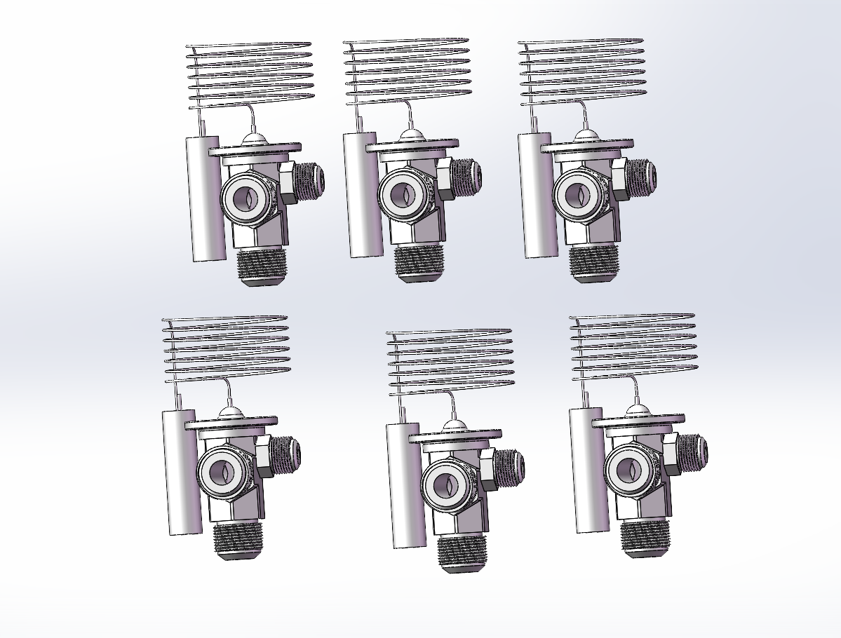 6款TIE系列热力膨胀阀模型