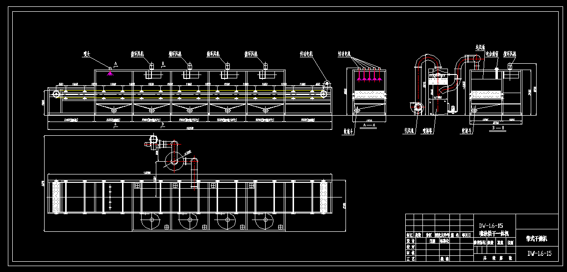 DW-1.6-15 喷涂烘干一体机