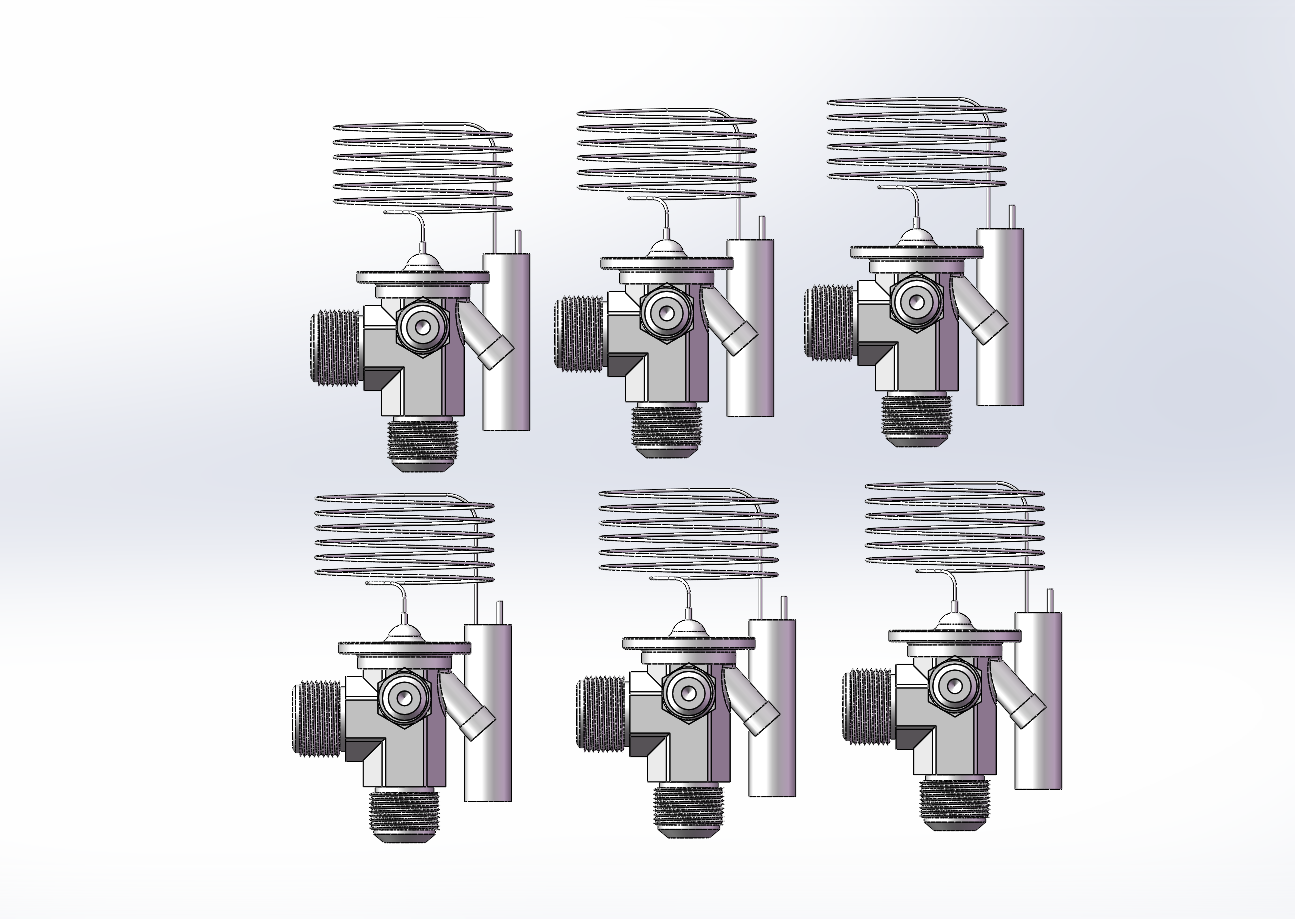 6款TIE系列热力膨胀阀模型