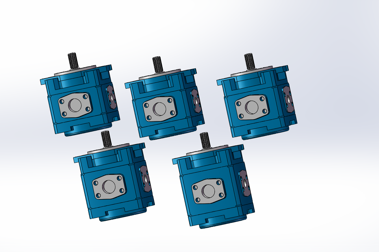 5款HG1-01R-VSC内啮合齿轮泵(S型花键轴)