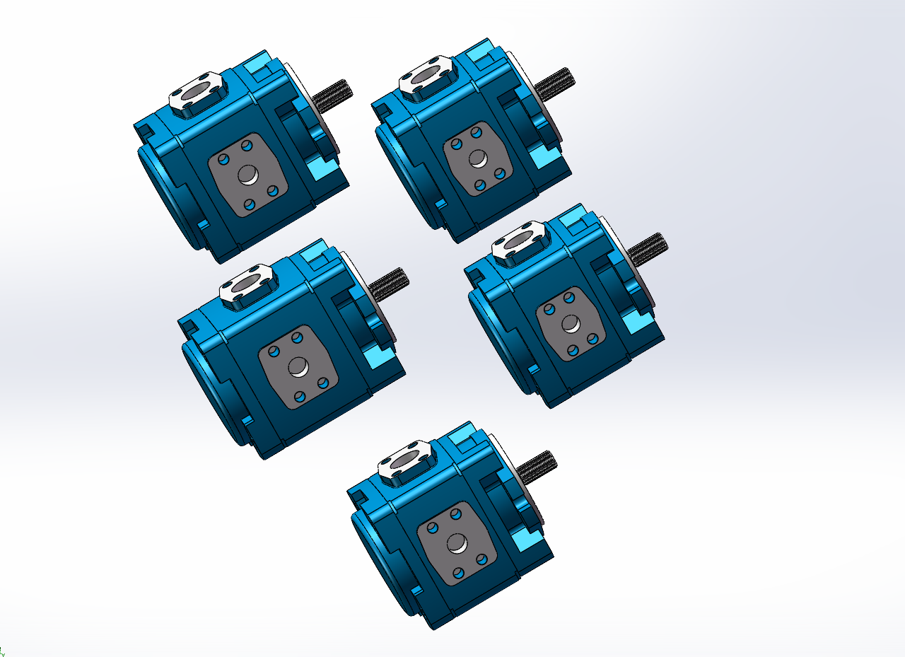 5款HG1-01R-VSC内啮合齿轮泵(S型花键轴)