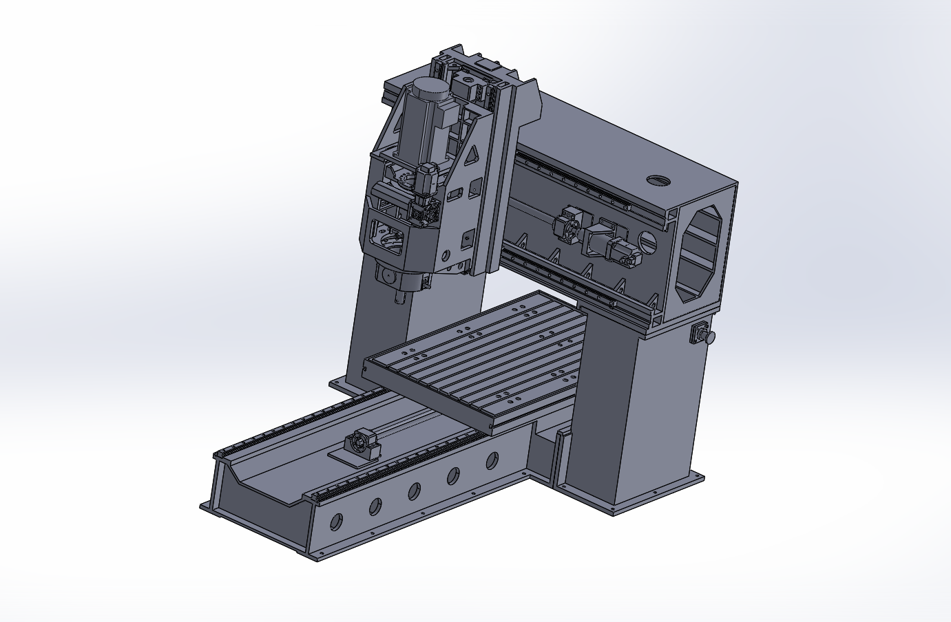 大型搅拌摩擦焊接设备模型结构图1483268