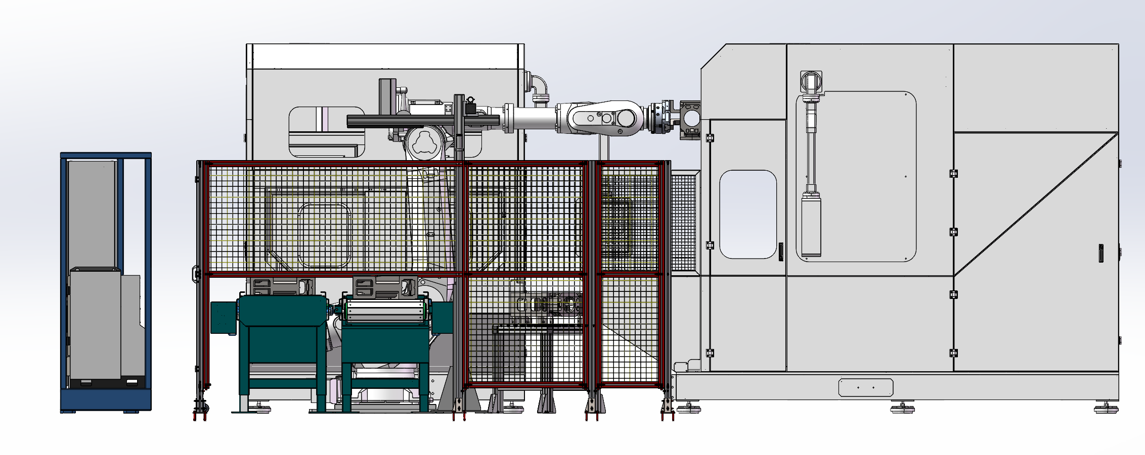 大型铸铁件打磨设备自动化上下料项目