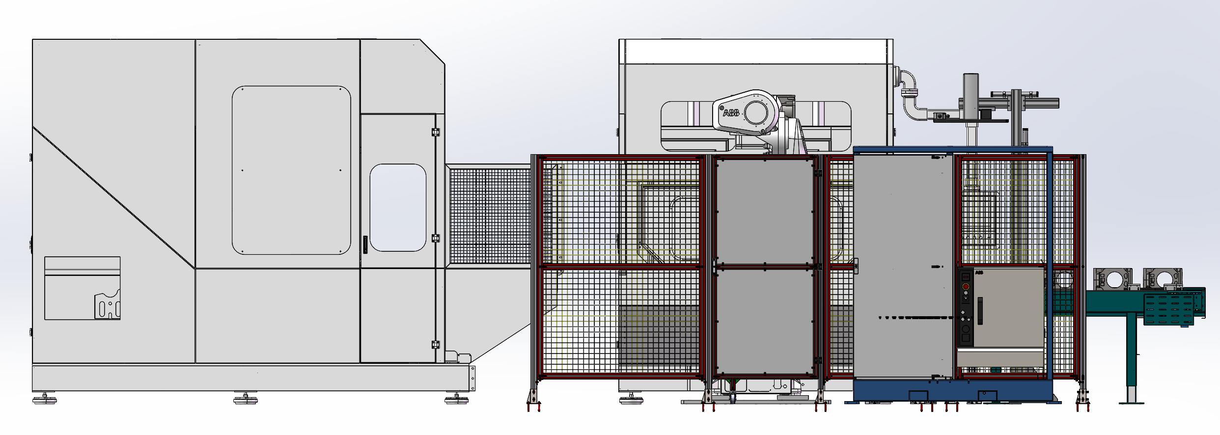 大型铸铁件打磨设备自动化上下料项目