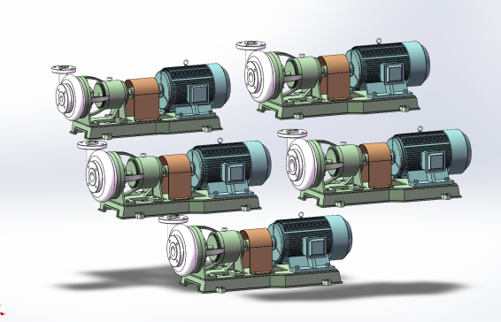 5款FSB型氟塑料合金离心泵模型