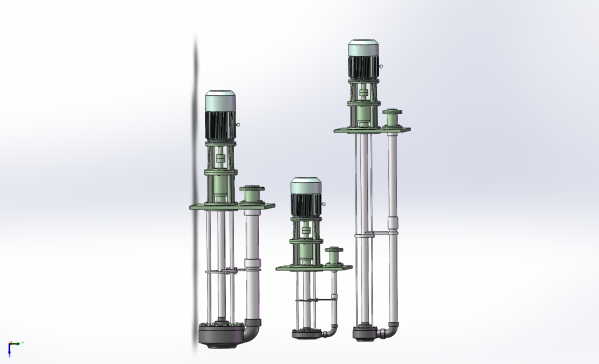 3款FYH氟塑料液下泵模型