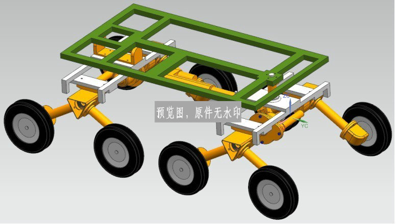 全地形地面仿形救灾车结构设计【救援小车】370362