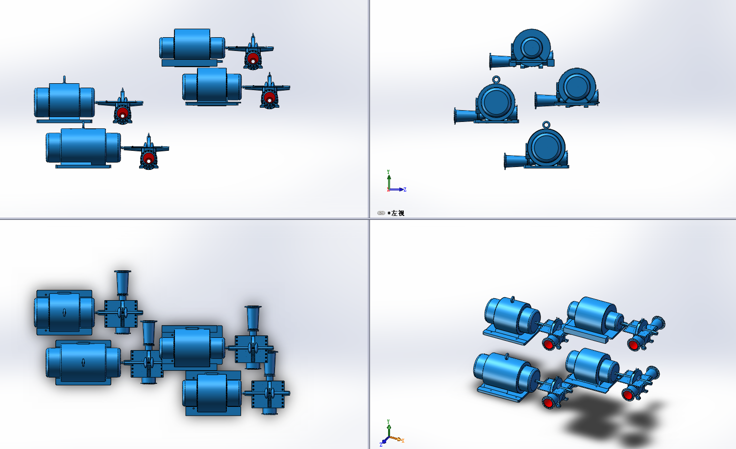 4款350S-125泵-S型泵配电机无底座