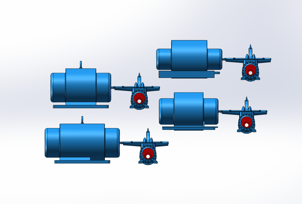 4款350S-125泵-S型泵配电机无底座