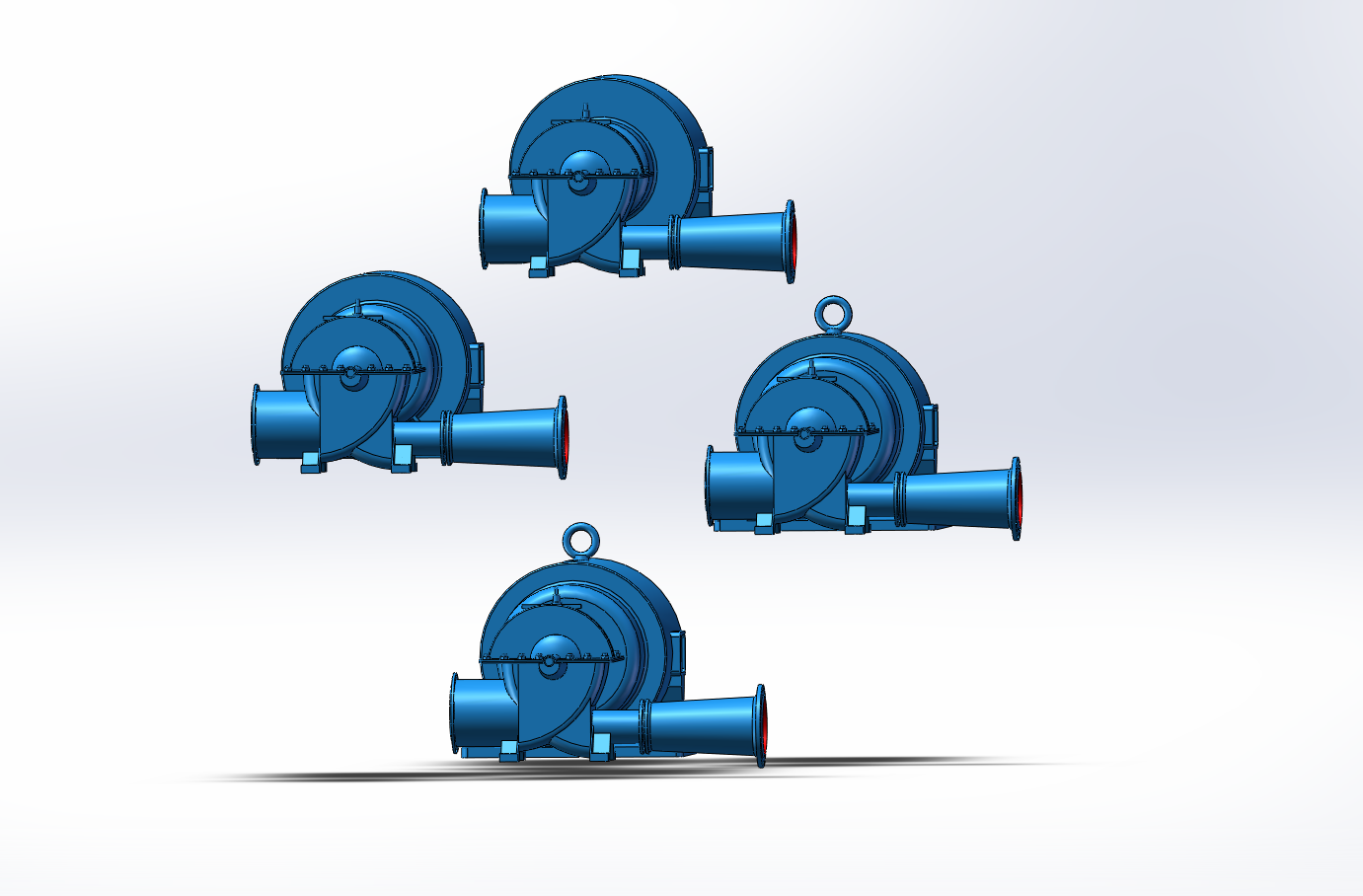 4款350S-125泵-S型泵配电机无底座