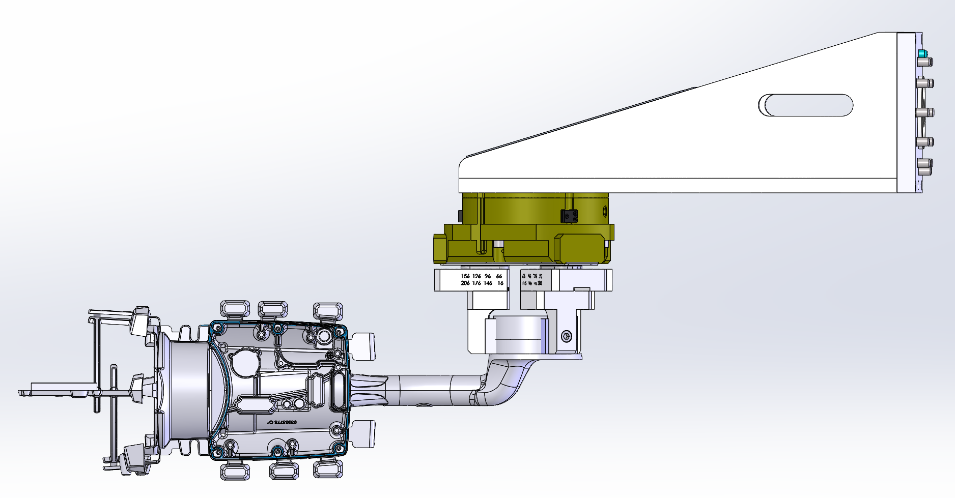 压铸铝机器人抓手