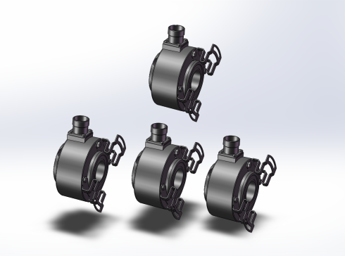 4款增量编码器Ø90 mm，带通轴Ø于30 mm