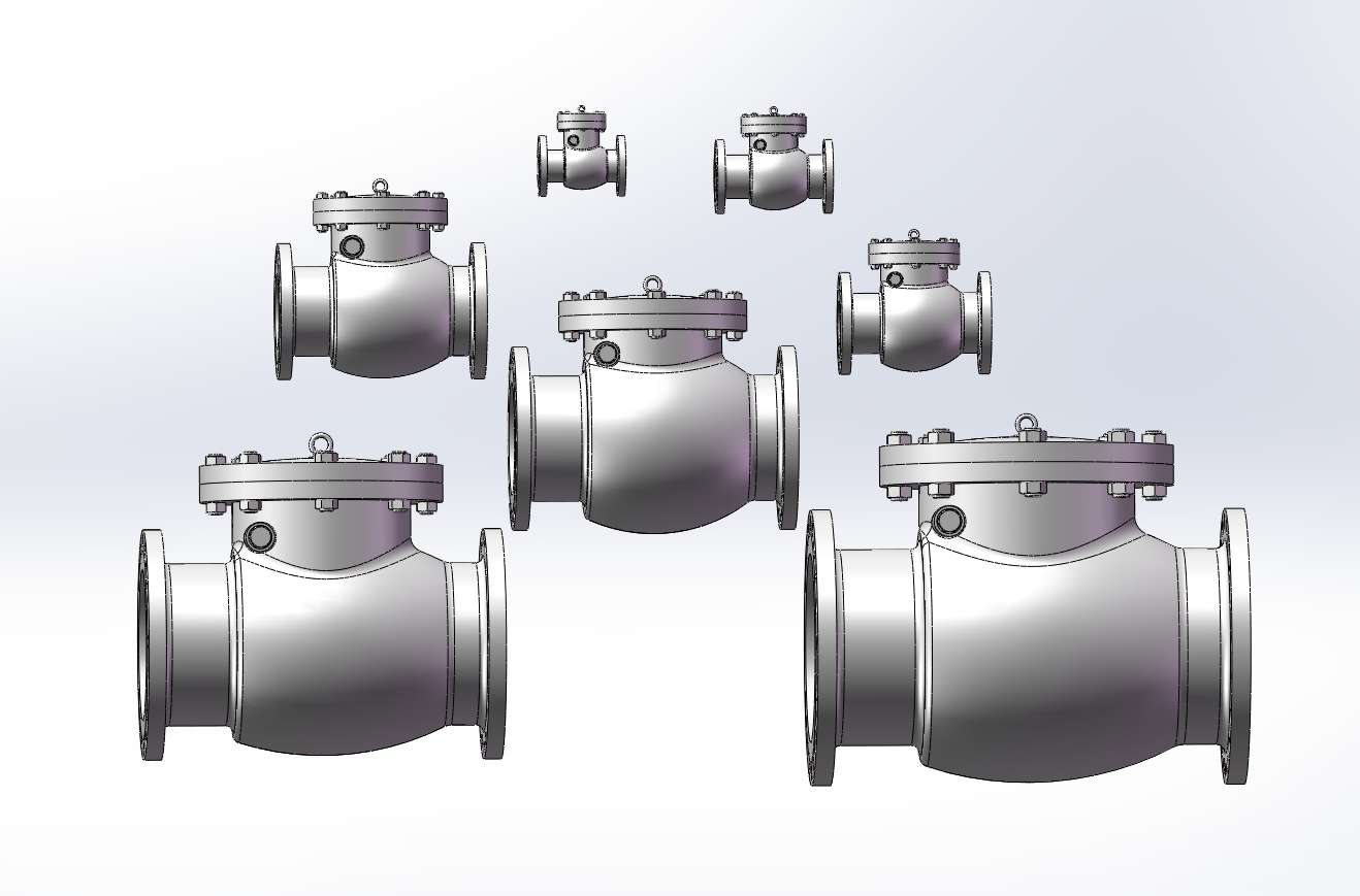 7款2.5 MPa止回阀模型