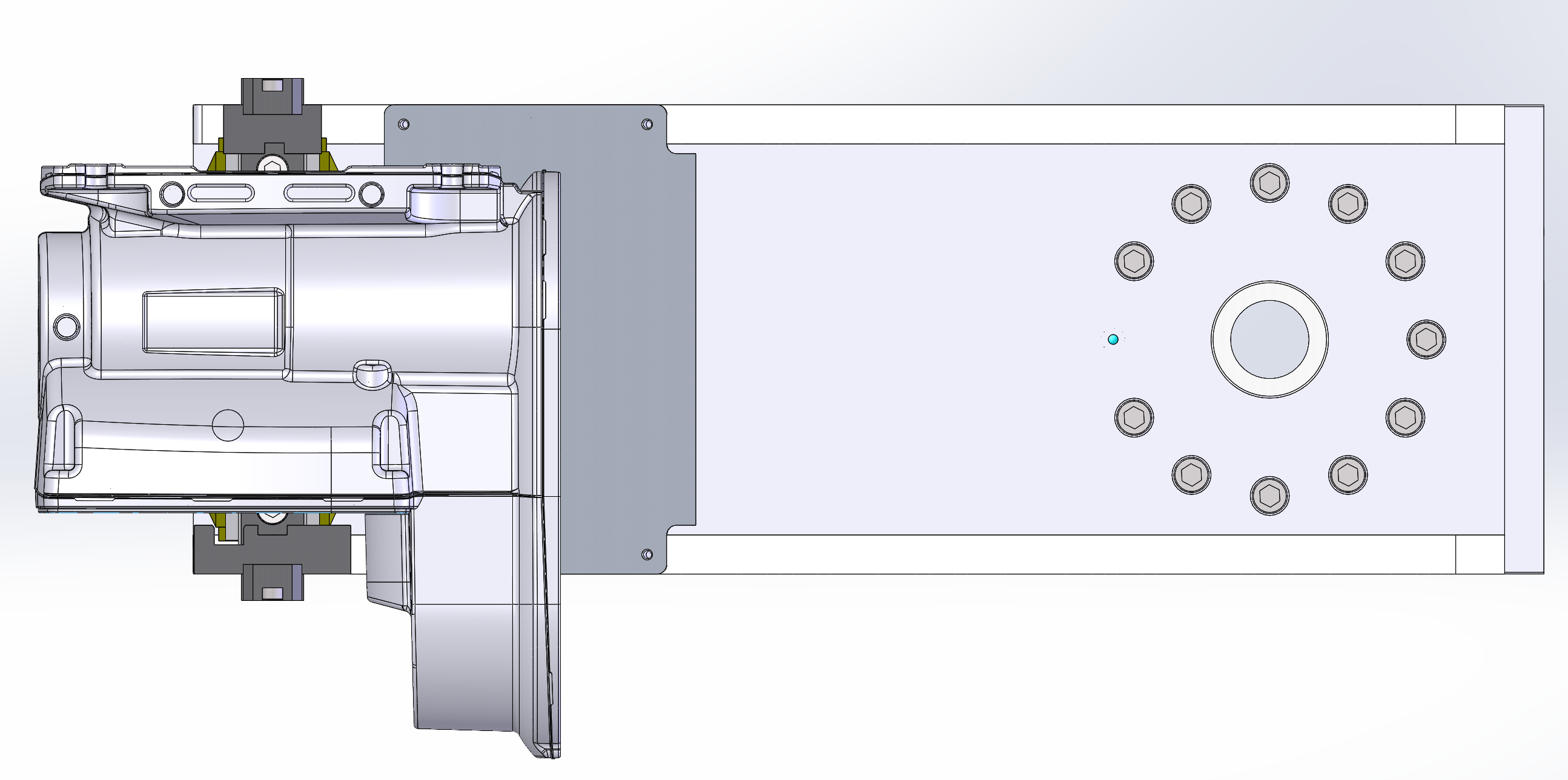 压铸铝冷却与激光打标自动化抓手