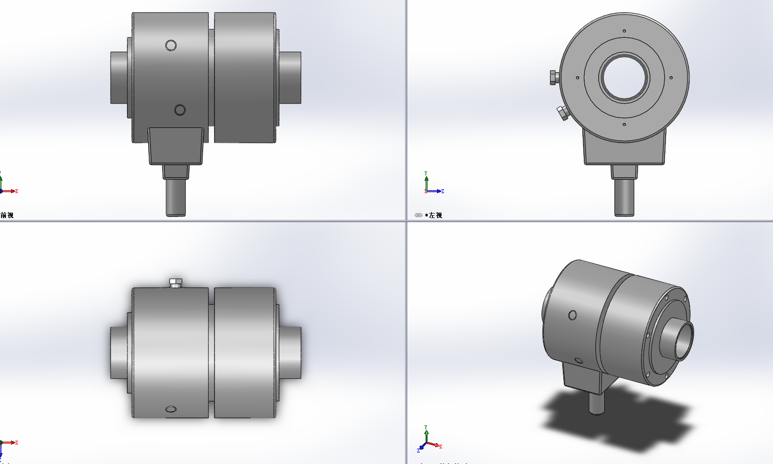 4款P23系列通孔回转油缸