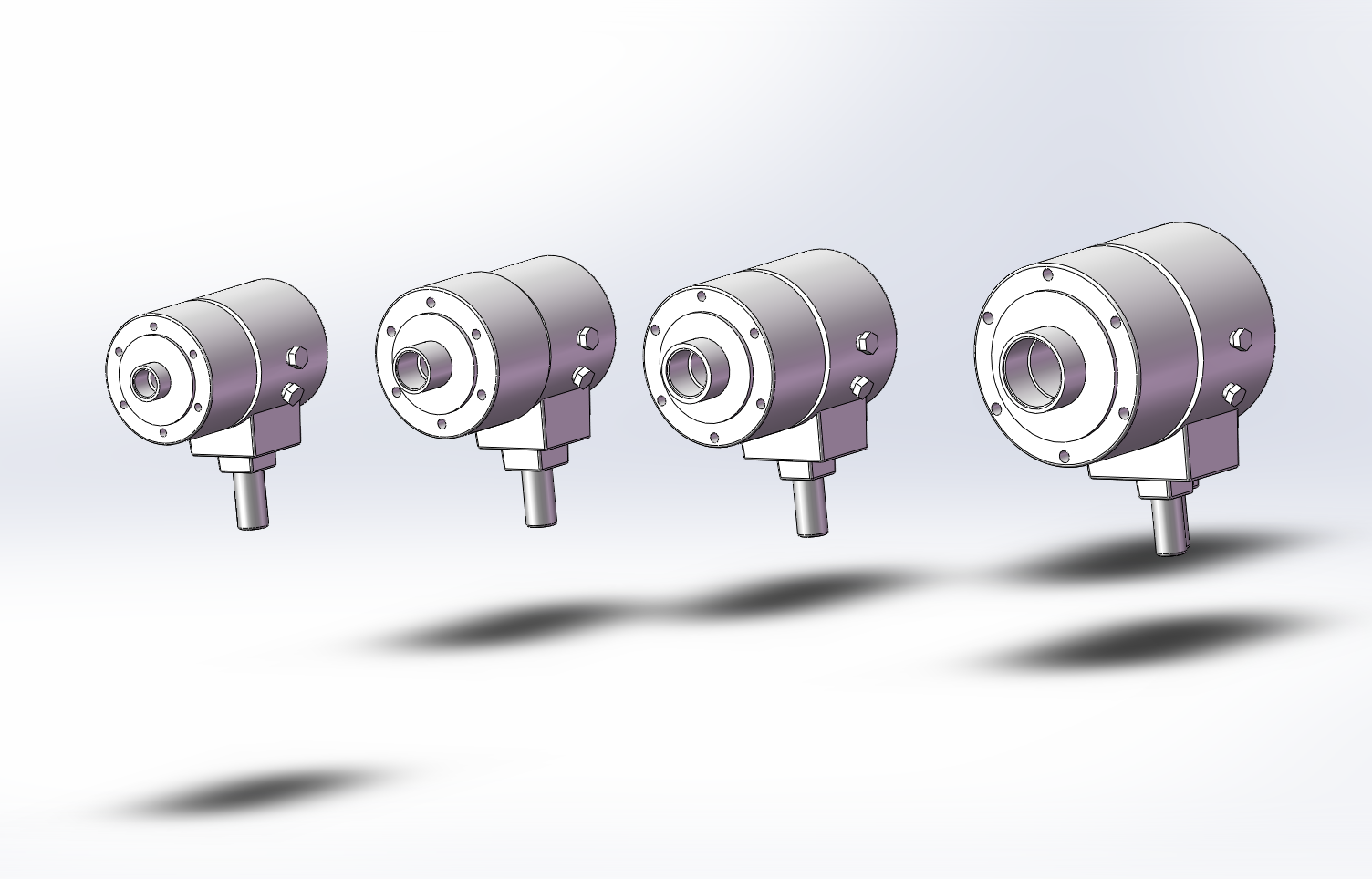 4款P23系列通孔回转油缸