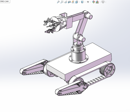 D0322-菠萝采摘器结构设计三维SW2014带参+CAD+说明书