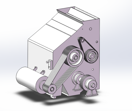D1119-小型家用多功能磨粉机【三维UG、SolidWorks】三维SW2017无参+CAD+说明书
