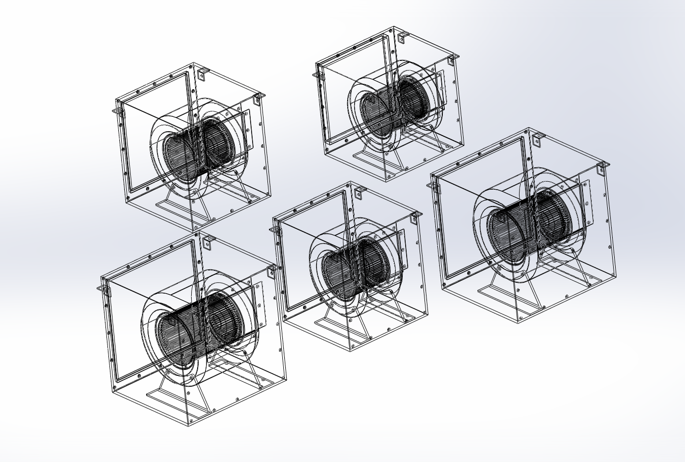 5款JSPF-P箱型管道风机(225A~280B)
