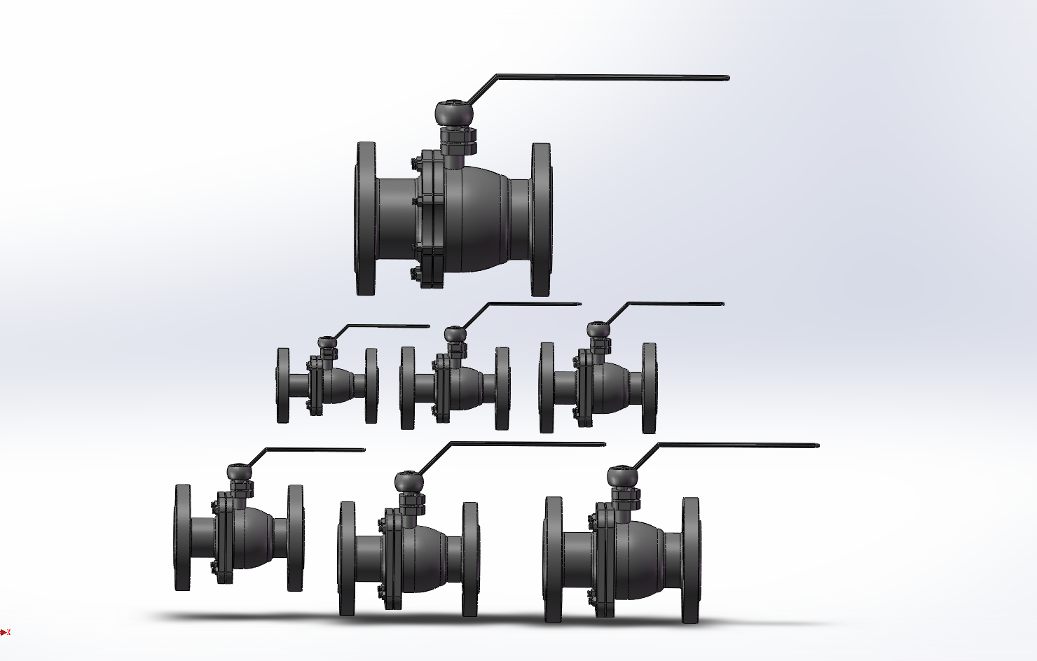 7款Q41F-16P法兰连接球阀