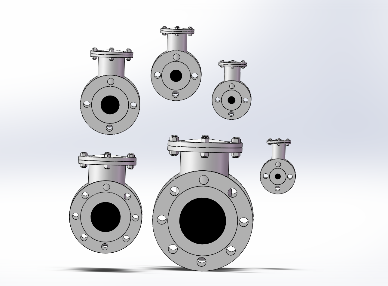 6款H41W-25R法兰连接升降式止回阀