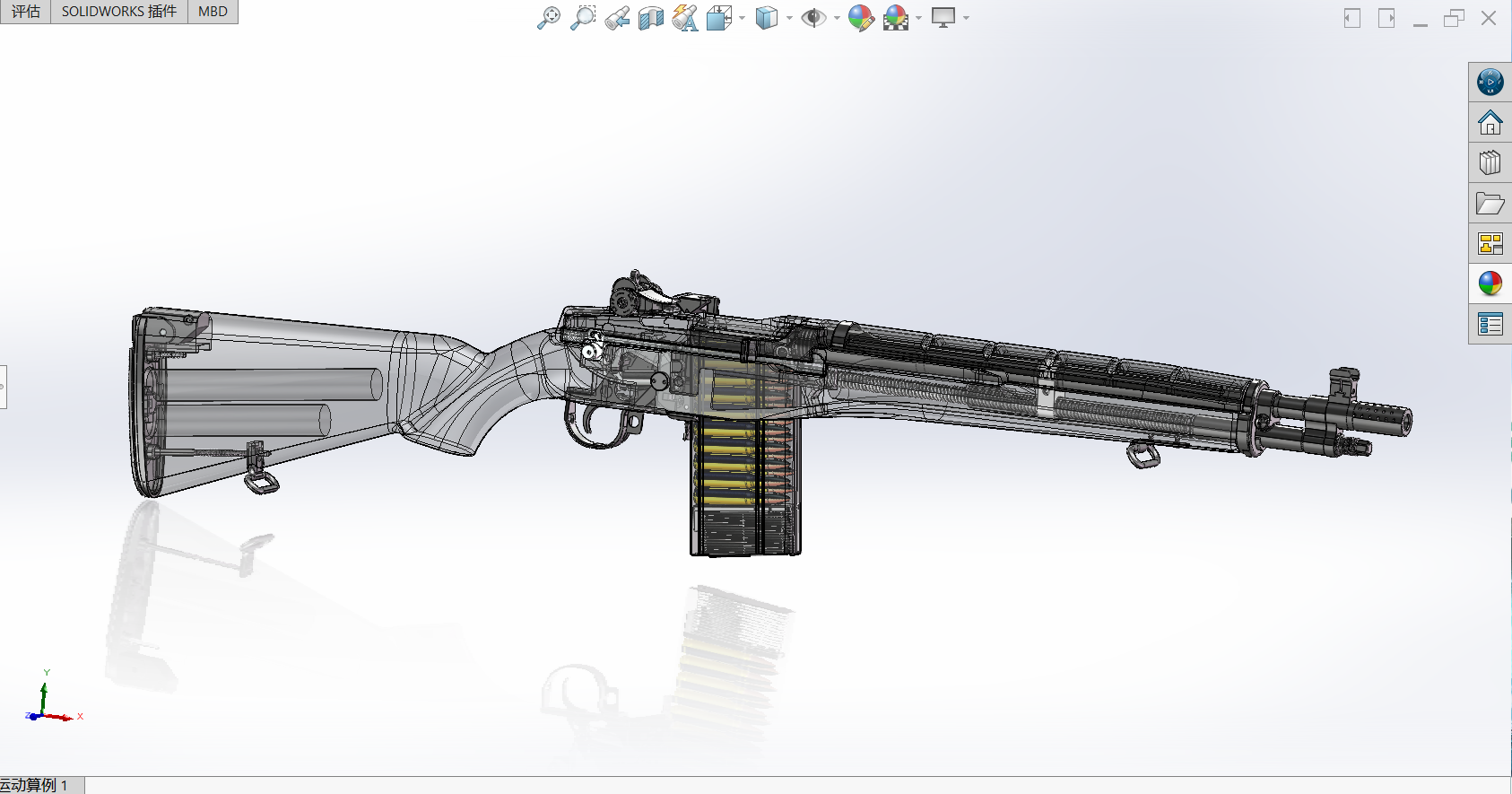 M1a soco M16半自动步枪模型